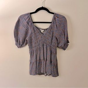 American Eagle Floral Blouse, XXS